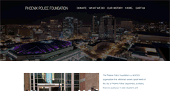 Desktop Screenshot of phxpolicefoundation.org